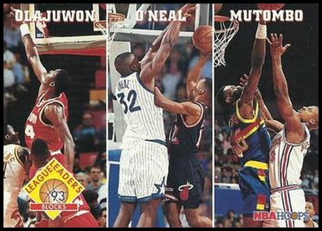 290 Hakeem Olajuwon Shaquille O'Neal Dikembe Mutombo LL